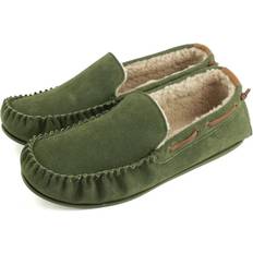 44 ½ Mokkasiner Eastern Counties Leather Owen Berber Suede Moccasins Olive