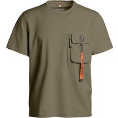 Parajumpers Grøn Tøj Parajumpers Mojave Pocket Crew Neck T-Shirt Thyme Green