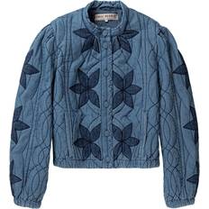 Free People Jakker Free People Quinn Quilted Jacket at in Indigo Combo