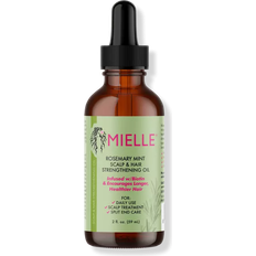 Fri for mineralsk olie/Silikonefri/Sulfatfri Hårolier Mielle Rosemary Mint Scalp & Hair Strengthening Oil 59ml