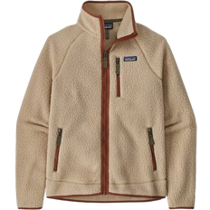 Patagonia Herre - XS Jakker Patagonia Men's Retro Pile Fleece Jacket - El Cap Khaki w/Sisu Brown