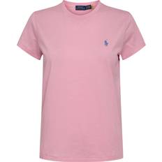 Polo Ralph Lauren Dame - S Tøj Polo Ralph Lauren 40/1 Cotton Jerseyssl-tsh Kvinde Kortærmede T-shirts Bomuld hos Magasin Course Pink