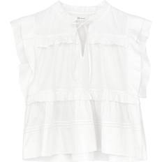Lange nederdele - Slids - XL Tøj Skall Studio Gaya Top - Optic White