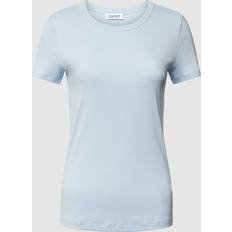 Esprit Bomuld Overdele Esprit Kurzärmliges Baumwoll-T-Shirt LIGHT BLUE