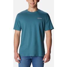 Columbia Bomuld - Herre - S T-shirts Columbia North Cascades Cotton-Jersey T-Shirt Blue