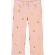 Stella McCartney Kids Sunflowers Wide Leg Jeans - Pink