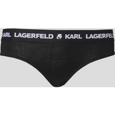 Karl Lagerfeld Dame Trusser Karl Lagerfeld Logo Briefs, Woman, Black