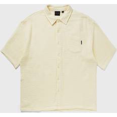 38 - Gul - M Polotrøjer Daily Paper Mens Icing Yellow Enzi Seersucker-texture Cotton Polo Shirt