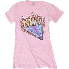 Kiss 38 Tøj Kiss Vintage Stars Skinny Fit T Shirt Pink