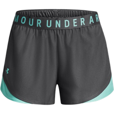 Under Armour Dame - Fitness - L Shorts Under Armour Women's UA Play Up 3.0 Shorts - Castlerock/Radial Turquoise