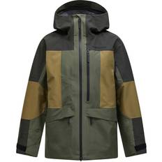 Peak Performance Dame - Gore-Tex Jakker Peak Performance Gravity GTX 3L Shell Jacket Women - Snap Green/Pine Needle/Desert Plum