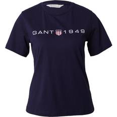 Gant Dame T-shirts Gant Dame Archive Shield T-shirt med tryk