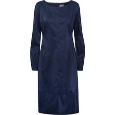 CULTURE Blå - Dame Kjoler CULTURE Cuantoinett Dress Kvinde Midi Kjoler hos Magasin Blue Iris