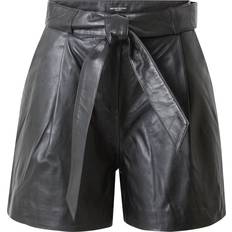 Bruuns Bazaar Shorts Bruuns Bazaar EyteliaBBOrelia leather shorts Black
