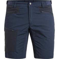 Blå - Herre - Polyester Shorts Lundhags Makke Light Stretch Hybrid Walking Short Men - Light Navy/Deep Blue