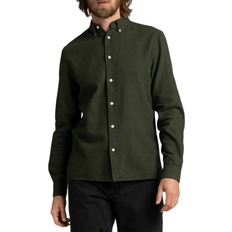 ASKET The Flannel Shirt - Khaki Green