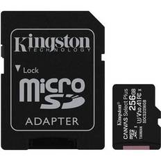 256 GB - V30 - microSDXC Hukommelseskort & USB Stik Kingston Canvas Select Plus microSDXC Class 10 UHS-I U3 V30 A1 100/85MB/s 256GB +Adapter