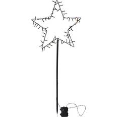Star Trading LED-belysning Julestjerner Star Trading Spiky Black Julestjerne 92cm