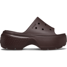 Crocs 35 ½ Badesandaler Crocs Stomp Slides - Mocha