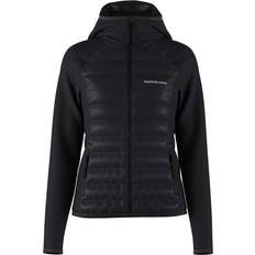 Peak Performance Dame Tøj Peak Performance Down Hybrid Hood Jacket W - Black