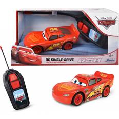 Aftageligt batteri - Home Lock Fjernstyret legetøj Jada Disney Pixar Cars 3 Lightning McQueen Single Drive RTR 203081000