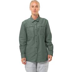 Jack Wolfskin Bluser Jack Wolfskin Women's Barrier Long Sleeve Shirt, XL, Hedge Green