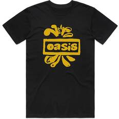 Oasis T-shirts & Toppe Oasis Drawn Logo T Shirt Black