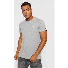 Pepe Jeans Bomuld T-shirts & Toppe Pepe Jeans Herren Original Basic N T-Shirt, Grau Grey Marl