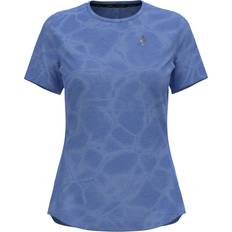 Odlo T-shirts Odlo Damen Zeroweight Engineered Chill-Tec T-Shirt blau