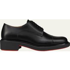 Christian Louboutin Derby Christian Louboutin Men's Urbino Red-Sole Leather Derby Shoes