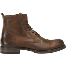 Jack & Jones Herre Støvler Jack & Jones Leather Boots - Brown/Cognac