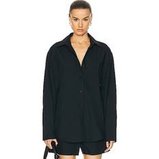 Alexander Wang Cold Shoulder Tøj Alexander Wang Black Pocket Shirt 001 Black