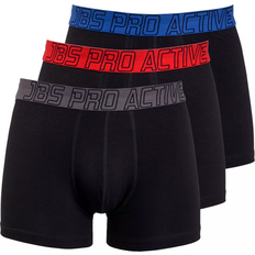 JBS Elastan/Lycra/Spandex Underbukser JBS ProActive 3-pack Boxer Short - Black