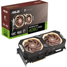 ASUS GeForce RTX 4080 Super Grafikkort ASUS GeForce RTX 4080 SUPER Noctua OC Edition 2xHDMI 3xDP 16GB GDDR6X