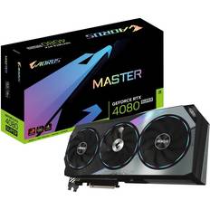 Gigabyte GeForce RTX 4080 Super Grafikkort Gigabyte AORUS GeForce RTX 4080 SUPER MASTER HDMI 3xDP 16G