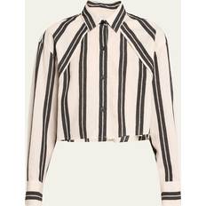 IRO V-udskæring Tøj IRO Fabana Striped Button-Front Shirt