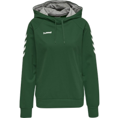 Hummel Dame Sweatere Hummel Go Cotton Hoodie - Evergreen