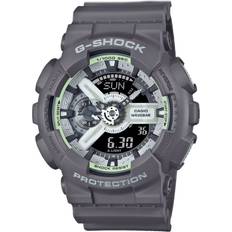 Casio Unisex Armbåndsure på tilbud Casio G-Shock GA-110HD-8AER 51 mm Analog Kvarts Mineralglas Black/Grey 51 mm
