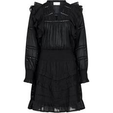 8 - Dame - Sort Kjoler Neo Noir Harmoni S Voile Dress - Black