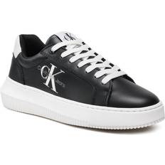 Calvin Klein Leather Trainers Black