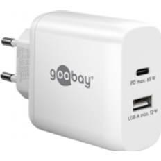 Goobay Hurtigoplader PD USB-C/USB-A 65W Hvid