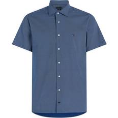 Blå - Herre Kjoler Tommy Hilfiger CL MICRO PRINT RF SHIRT S/S