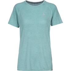 Odlo T-shirts Odlo Crew Essential Seamless Short Sleeve T-shirt Green Woman