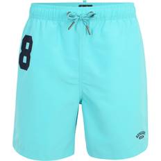 Superdry Badebukser Superdry "Vintage Polo 17" Swim Short" Mand Badeshorts hos Magasin Aquamarine Blue