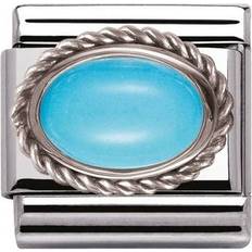 Nomination Composable Classic Link Charm - Silver/Turquoise