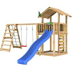 Rutchebaner Legeplads NSH Nordic Legetårn Jungle Gym Chalet 2.1 m/2-Climb Module 220