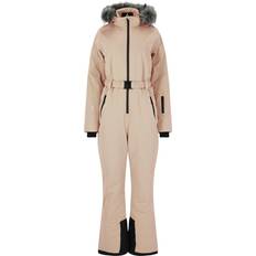 Dame - Polyester - Skiløb Jumpsuits & Overalls Whistler Courtney Jumpsuit Women - Simply Taupe