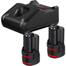 Li-ion Batterier & Opladere Bosch 2 GBA 12V 3.0Ah + GAL 12V-40 Professional