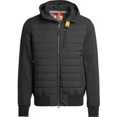 Parajumpers 18 - Polyester Tøj Parajumpers Ivor Hybrid Hooded Jacket - Black