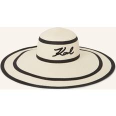 Karl Lagerfeld Hat sort uldhvid 55-60 sort uldhvid